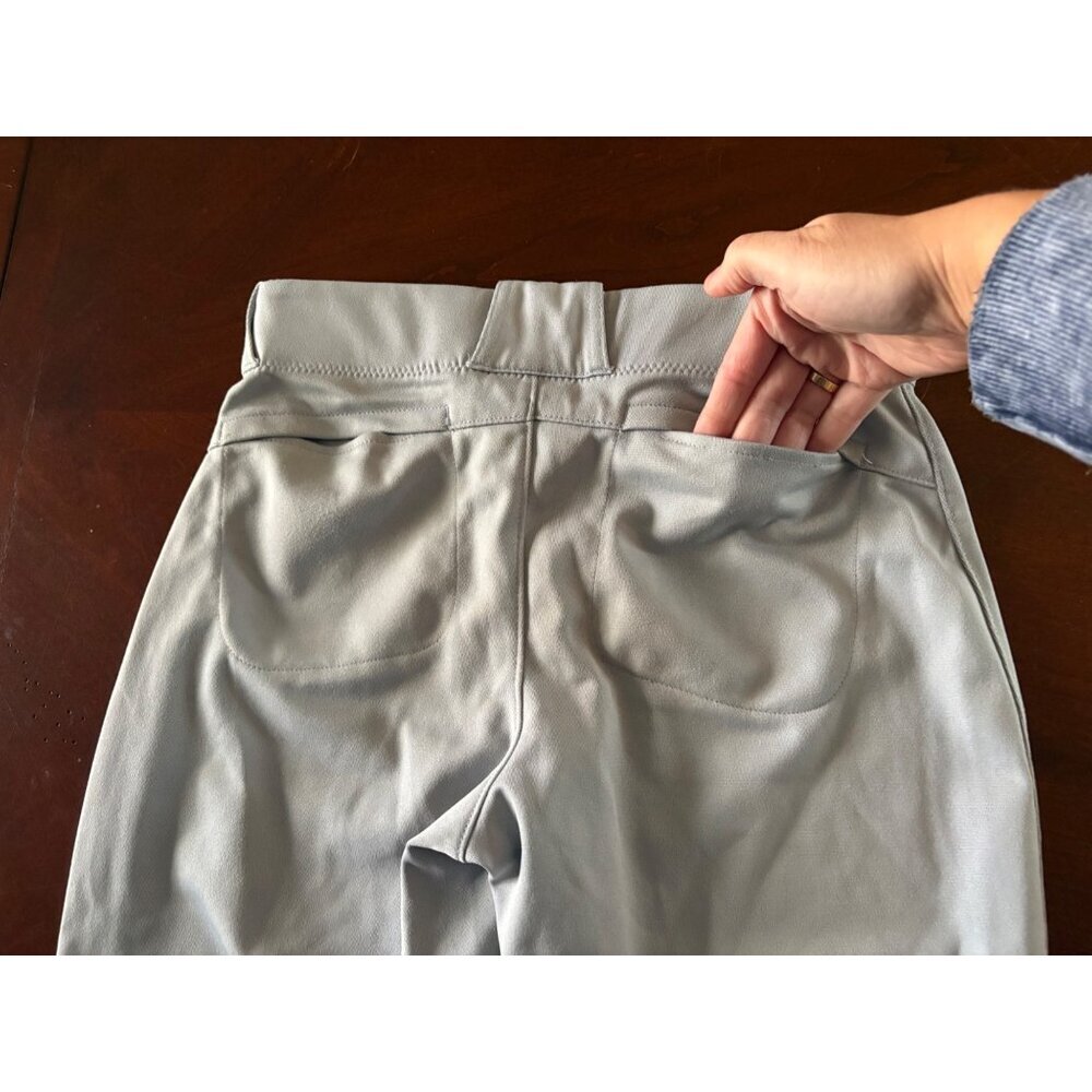 Nike Team Baseball Knickers Style Pants in Gray Size Boys Youth Small - Picture 10 of 12